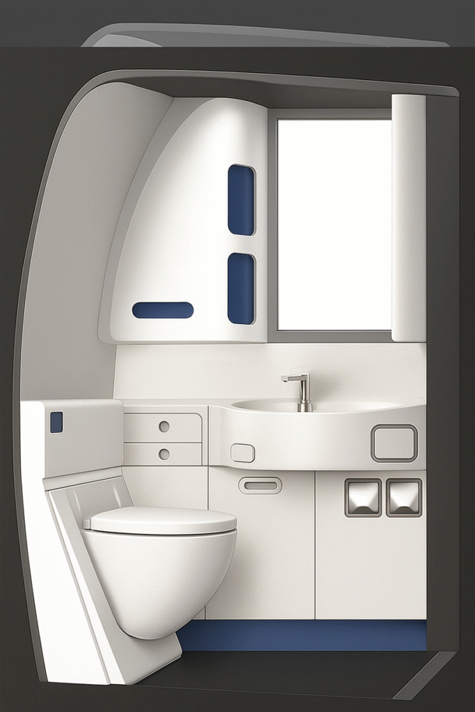 Fontana airline lavatory touchless faucet mockup