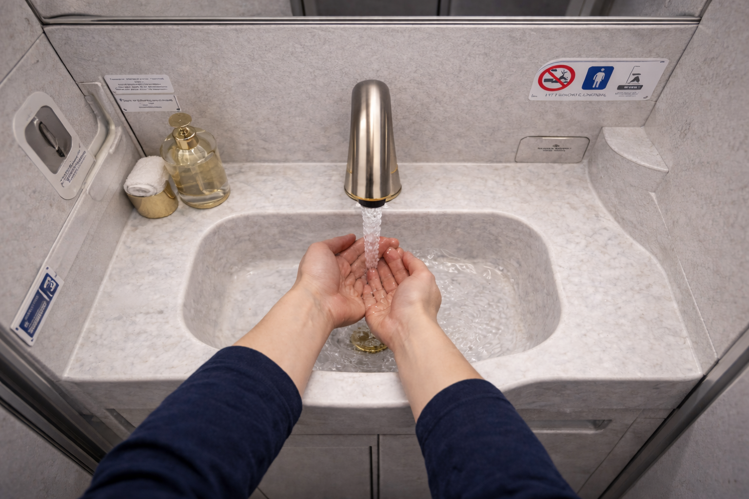 Juno touchless bathroom faucet with motion sensor design in brushed finish