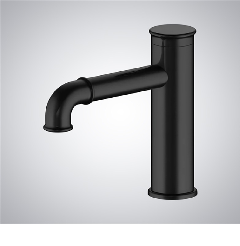 Fontana Les Ulis Matte Black Touchless Deck Mounted Bathroom Sink Faucet
